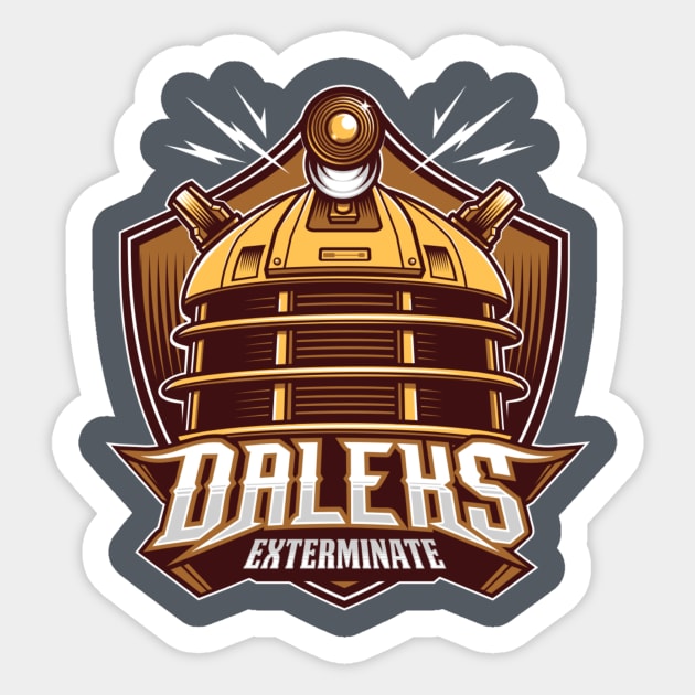 Daleks Team Sticker by StudioM6